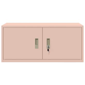 Aufbewahrungsschrank Rosa 90 x 40 x 40 cm Kaltgewalzter Stahl