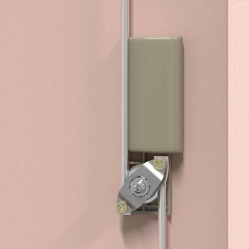 Aufbewahrungsschrank Rosa 90 x 40 x 40 cm Kaltgewalzter Stahl