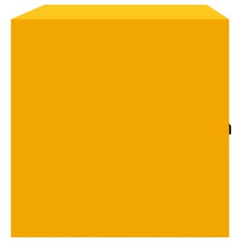 Aufbewahrungsschrank mit Speicher Senfgelb 90 x 40 x 40 cm