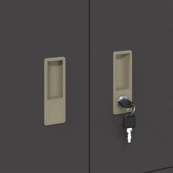 Aufbewahrungsschrank mit Speicher Schwarz 80 x 40 x 40 cm