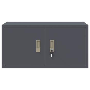 Aufbewahrungsschrank mit Speicher Anthrazit 80 x 40 x 40 cm