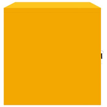 Aufbewahrungsschrank mit Speicher Senfgelb 80 x 40 x 40 cm