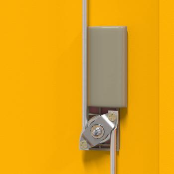 Aufbewahrungsschrank mit Speicher Senfgelb 60 x 40 x 40 cm