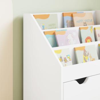 Kinderregal mit Schubladen Weiß 60 x 29,5 x 69 cm Holzwerkstoff