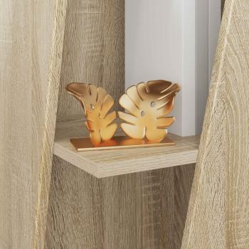 Seitenregal Sonoma-Eiche 33 x 32 x 70,5 cm Holzwerkstoff