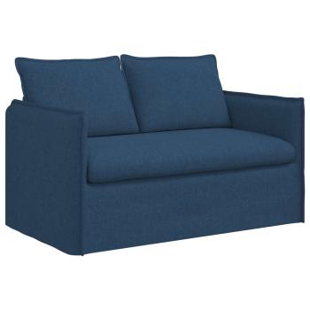 Sofa 120cm 2 pcs Blau Metall