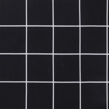 Palettenkissen Schwarz Karomuster 80x80x12 cm Stoff