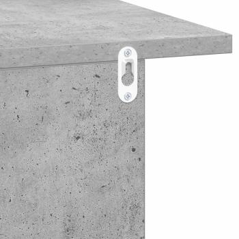 Nachttisch Beton Grau 40 x 30 x 25 cm Holzwerkstoff
