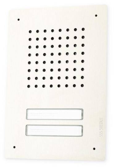 SIEDLE SET CLAB 850-2 E/W Audio-Set Classic Edelstahl