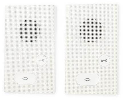 SIEDLE SET CLAB 850-2 E/W Audio-Set Classic Edelstahl