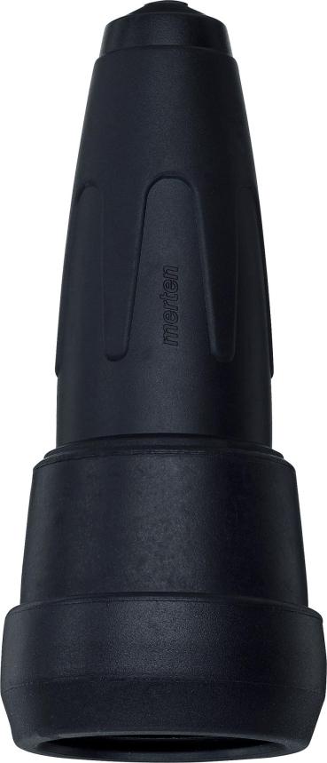 ARDEBO.de Merten 173092 Schwere Vollgummi-SCHUKO-Kupplung, 16A, 250V, IP20, schwarz