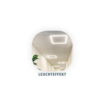 Leuchtek Panel Eingebettet Serie PE620x620-42W-WW, 3956lm, 3000K, weiß (151301)
