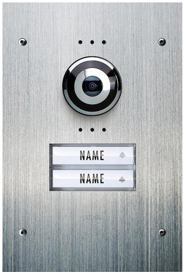 ARDEBO.de M-E Vistadoor VDV 920 Compact Video-Außenstation, Unterputz, 2-Familienhaus (40911)