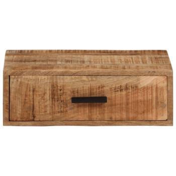 Wand-Nachttisch 40x30x13,5 cm Massivholz Mango