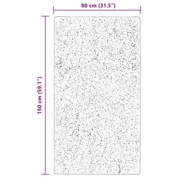 Bereichsteppiche Rechtwinklig HUARTE Braun 150 x 80 cm