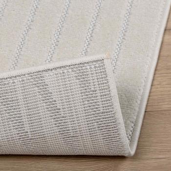 Innen- und Außenteppich PALMERAS Creme 120 x 120 cm Polyester