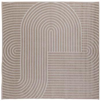 Bereichsteppiche Quadratisch Beige 120 x 120 cm