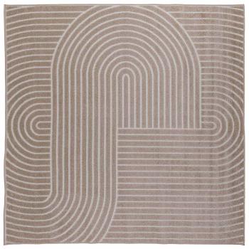 Bereichsteppiche Quadratisch Beige 240 x 240 cm