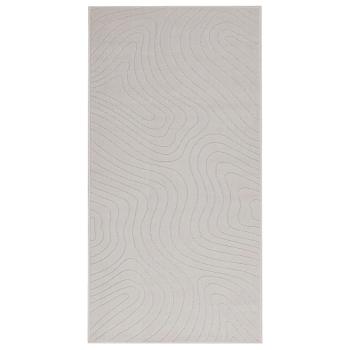 Innen- und Außenteppich PALMERAS Creme 200 x 80 cm Polyester