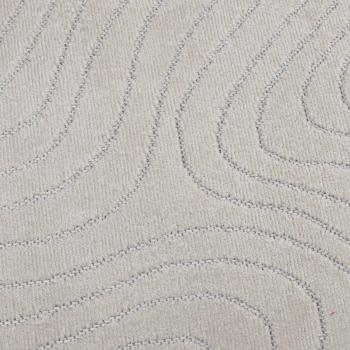 Bereichsteppiche Rund PALMERAS Creme Ø 120 CM Polyester