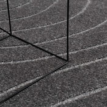 Bereichsteppiche Quadratisch Anthrazit 120 x 120 cm