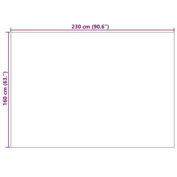 Bereichsteppiche Rechtwinklig Creme 230 x 160 cm