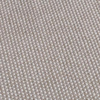 Bereichsteppiche Rund LUGO Creme und Taupe Ø 120 CM Polyester