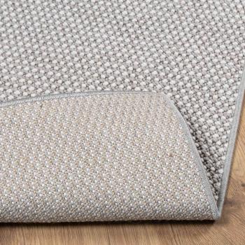 ARDEBO.de - Bereichsteppiche Rechtwinklig Creme und Grau 230 x 160 cm