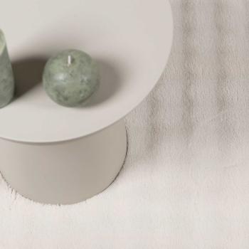 Bereichsteppiche Rund SIROLO Creme Ø 120 CM Polyester