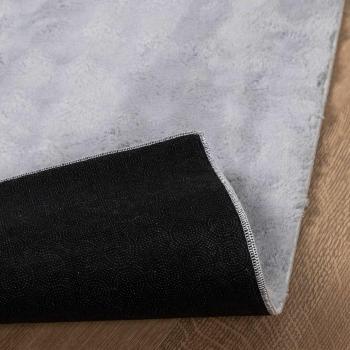 Bereichsteppiche Quadratisch SIROLO Grau 200 x 200 cm Polyester
