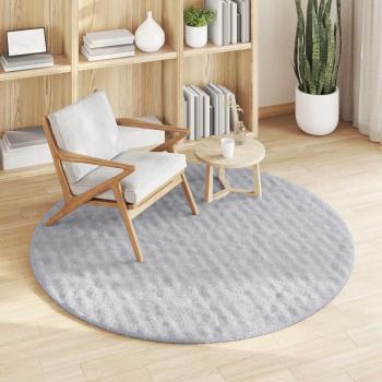 Bereichsteppiche Rund SIROLO Grau Ø 200 CM Polyester