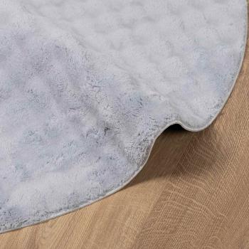 Bereichsteppiche Rund SIROLO Grau Ø 200 CM Polyester
