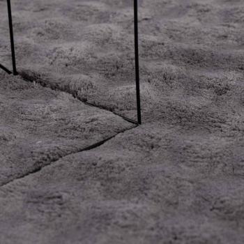 Bereichsteppiche Quadratisch Anthrazit 200 x 200 cm