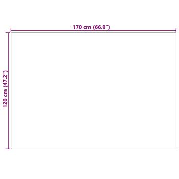 Bereichsteppiche Rechtwinklig Creme 170 x 120 cm