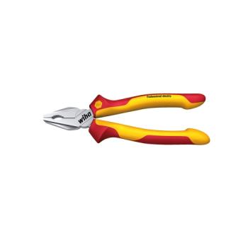 WIHA VDE-Kombizange "Wiha", 180mm 2-K-Griffe, rot/gelb