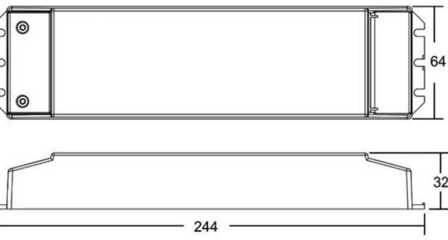 Brumberg LED-Netzgerät inkl. 4-Kanal-Dimmer, sek. 24 V DC, max. 100 W, IP20, DALI-2, weiß (17290000)