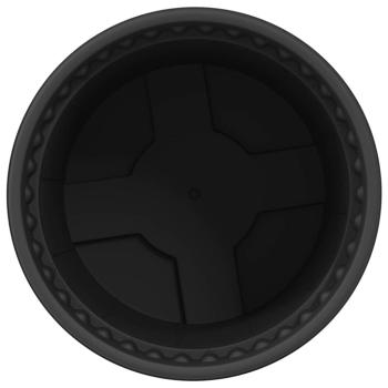 Runder Blumentopf 24 pcs Schwarz Ø 15 x 12 cm Kunststoff