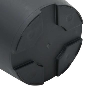 Runder Blumentopf 24 pcs Schwarz Ø 15 x 12 cm Kunststoff