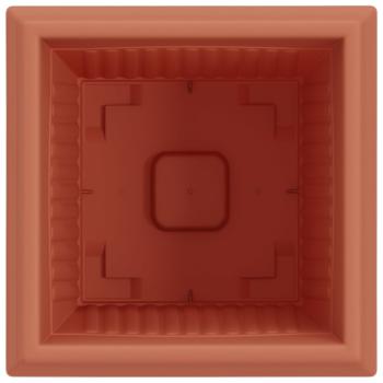 Quadratischer Blumentopf 6 pcs Ziegelrot 43 x 43 x 33,5 cm