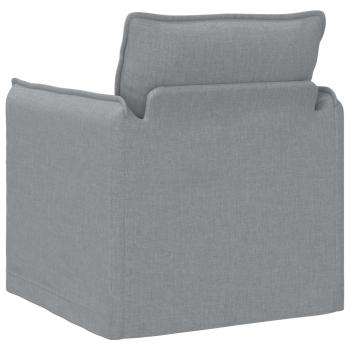 Sofa 60cm Hellgrau Metall