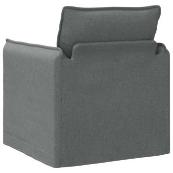 Sofa 60cm Dunkelgrau Metall