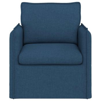 Sofa 60cm Blau Metall
