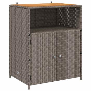 Schrank mit Tür Grau 70 x 50 x 87 cm Polyester und Roly Ratten