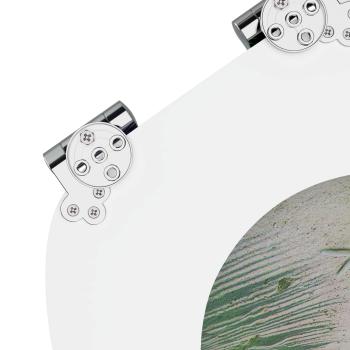 ARDEBO.de - Toilettensitz Grün 43,8 x 37,8 cm MDF-Platte