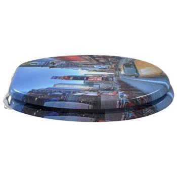 Toilettensitz Mehrfarbig 43,8 x 37,8 cm MDF-Platte