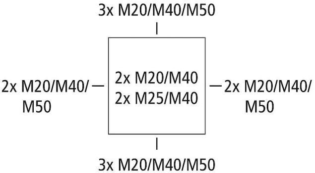 Spelsberg Abox Pro 250-25²/sw Abzweigkasten IP66/IP67/IP69, 252x202x120mm, schwarz (42502001)