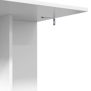 Beistelltisch Weiß 45 x 40 x 62,5 cm Holzwerkstoff