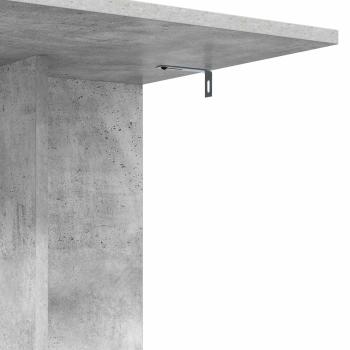 Beistelltisch Beton Grau 45 x 40 x 62,5 cm Holzwerkstoff