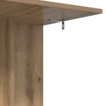 Beistelltisch Artisan-Eiche 45 x 40 x 62,5 cm Holzwerkstoff