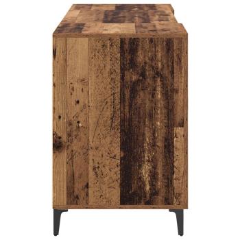 Schreibtisch mit Tür Altholz 140 x 50 x 75 cm Holzwerkstoff